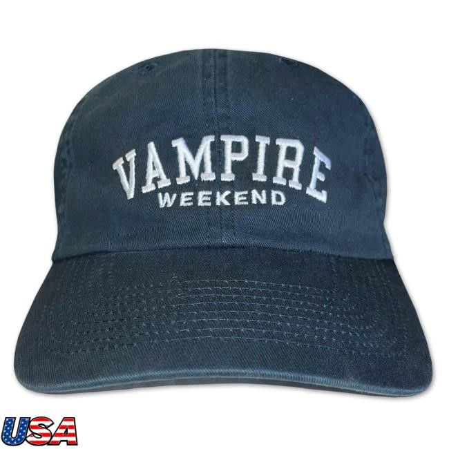 Official Vampire Weekend Merch Logo Cap