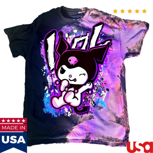 Official Lovers Over Losers Wix Bad Kitty Purple Half Dye T Shirt LoversOverLosers