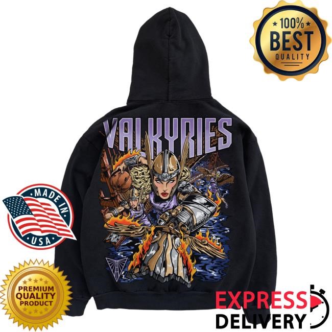 Official Warren Lotas Flying Valkyries Zip Hood - Black