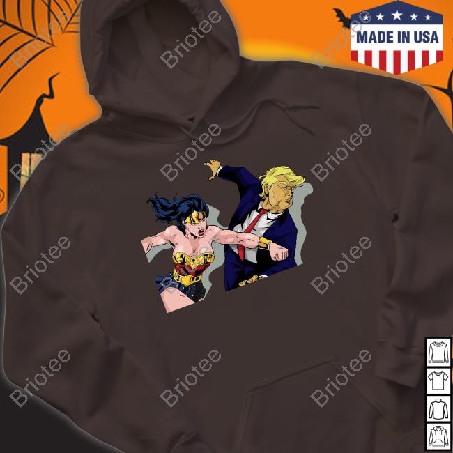 Wonder Woman Punching Donald Trump T Shirt Tara Dublin
