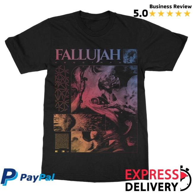 Official Indie Merch Store Shop Fallujah Kaleidoscopic Waves Tees IndieMerchStore