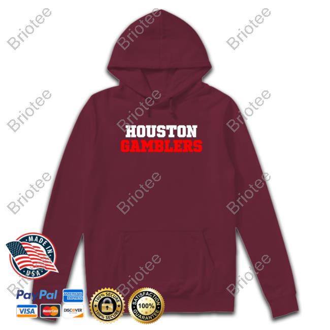 Official Robert Morris Houston Gamblers Long Sleeve T Shirt