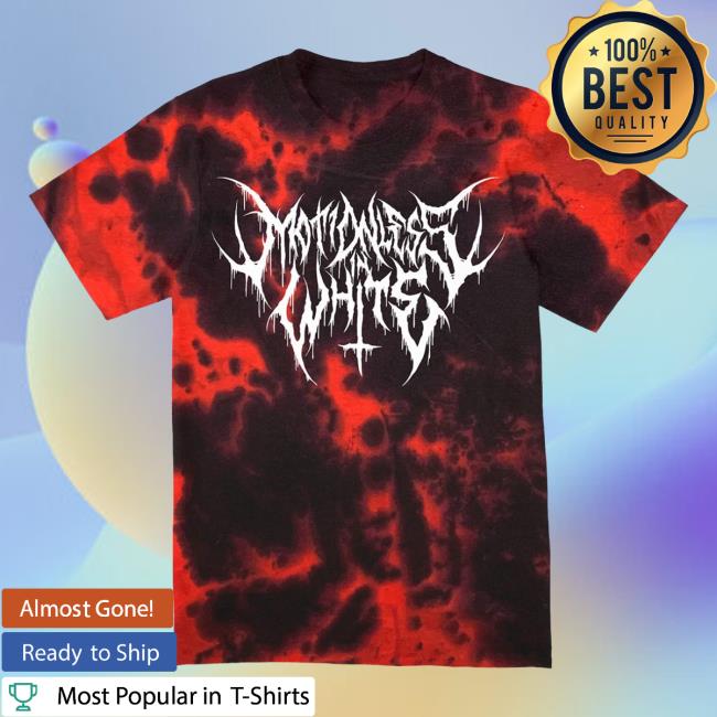 Official Motionless In White Miw Merch Black And Blood Tie Dye New Shirt Miwmerch