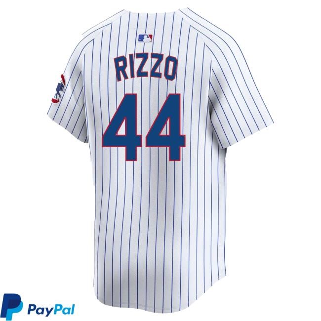 Game Day Cubs Anthony Rizzo Home Replica Jersey 2026 Ivy Shop Tailgate Party Chicago Cubs Anthony Rizzo Nike Home Replica Jersey
