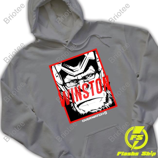 Overwatch 2 Winston Headshot Hoodie Gear Blizzard Shop