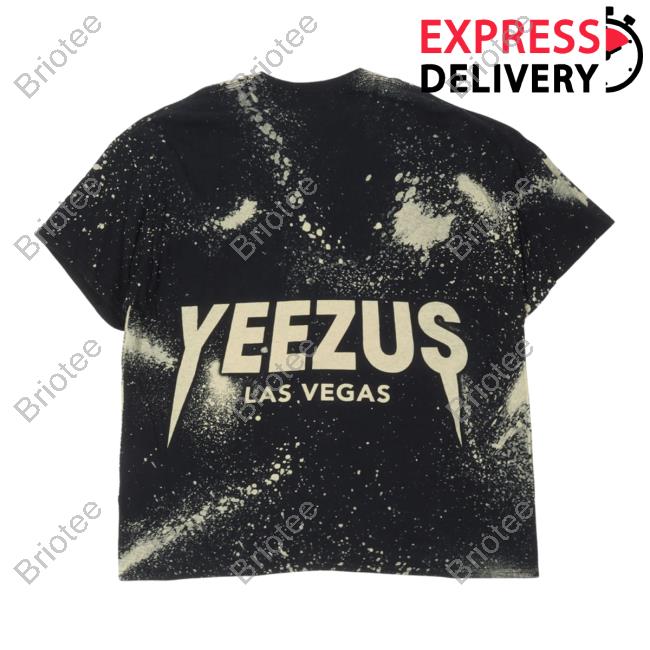 Official Justin Reed Kanye West Yeezus Las Vegas Space Lady Merch Tee Shirt Black Justinreed
