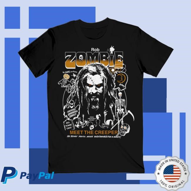 Meet The Creeper Tee Shirt Rob Zombie Official Store