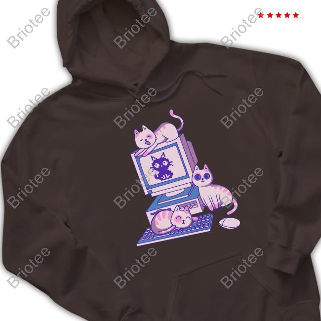 Official Weird Lil Guys Computer Cat Tee