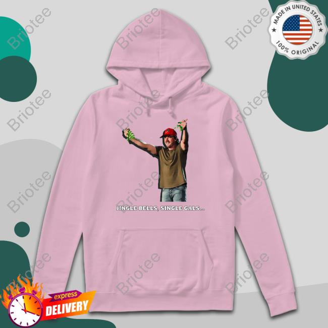 Morgan Wallen Jingle Bells Single Gals Christmas Hooded Sweatshirt