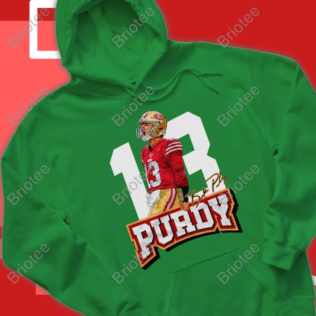 13 Purdy Shirt Red Official 13 Brock Purdy Shirt