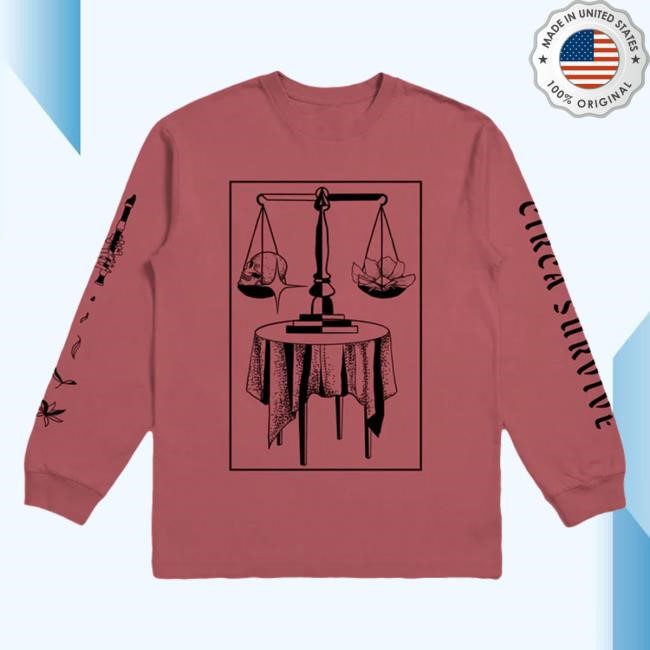 Circa Survive Flute Long Sleeve Shirt Circa Survive Blue Sky Noise