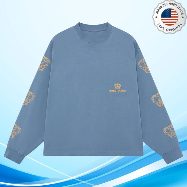 Official Eme Studios Clothing Store Crown Dolphin Long Sleeve Tees EmeStudios