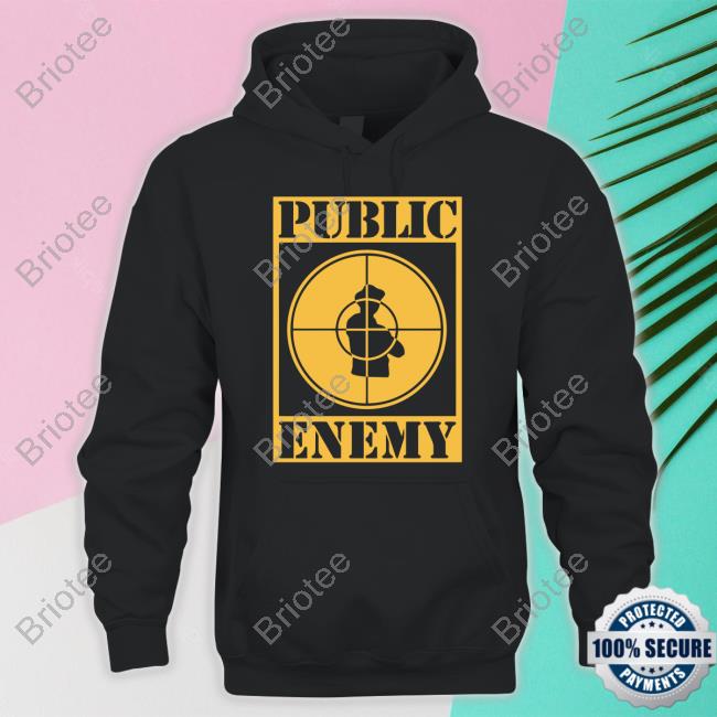 Public Enemy Merch Public Enemy Sniper Logo Classic White Shirts