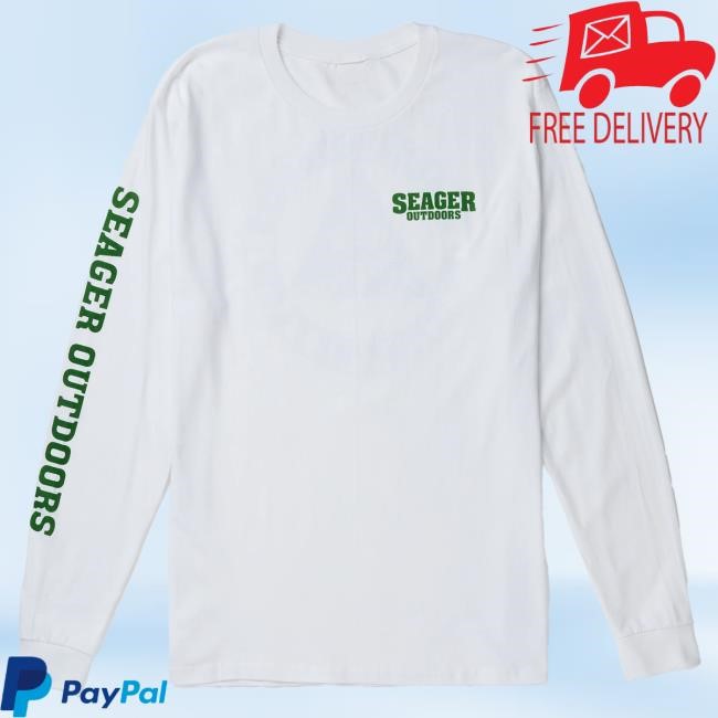 Official Seager Clothing Store Shop Seager Flow Long Sleeve Hot Shirt WhiteSeagerco
