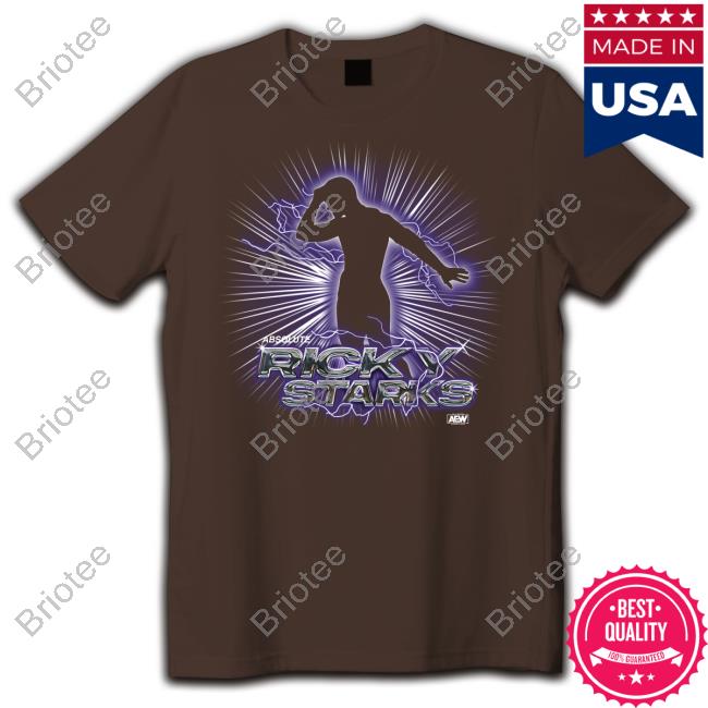 Aew All Elite Wrestling Ricky Starks Absolutely Electric Tee Shirt