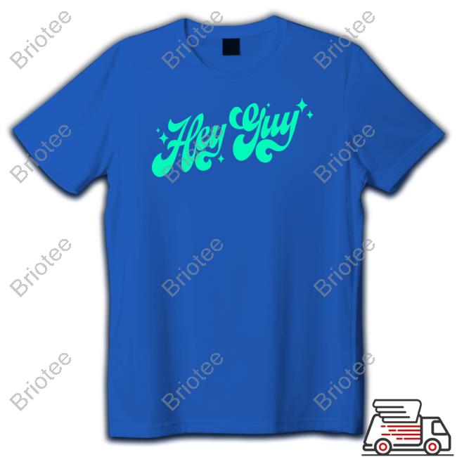 Drew Gooden Hey Guy Purple Crewneck Sweatshirt