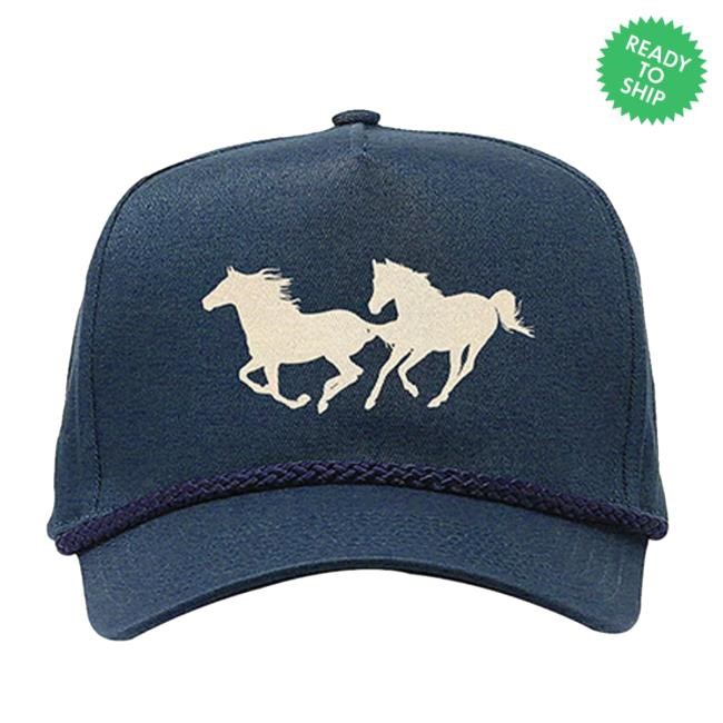 Kings Of Leon Shop Official Merch Clothing Mustang Classic Hat (Navy)