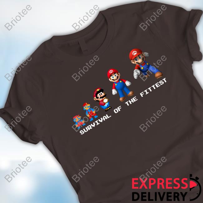 Survival Of The Fittest Mario Shirt