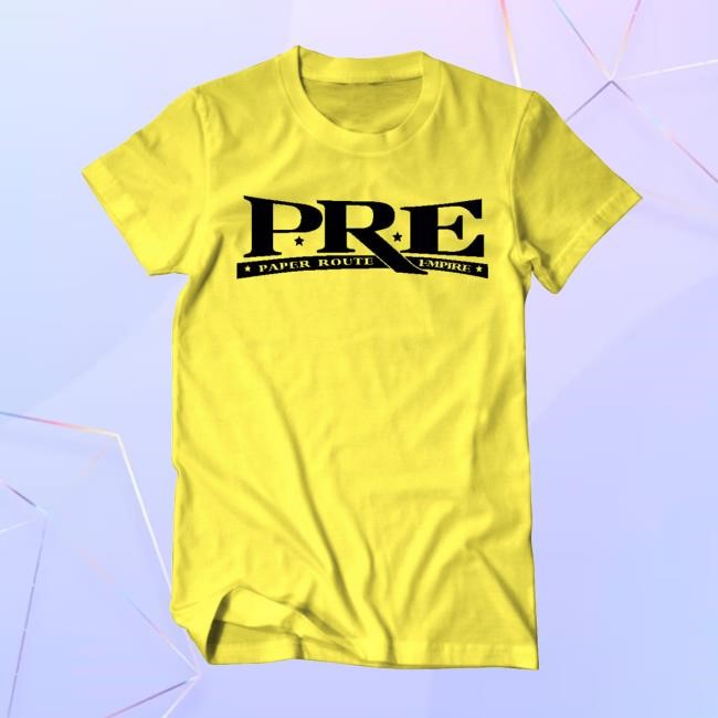 Key Glock Yellow Tape Pre Tour Short Sleeve Tee - Key Glock Merch Store Shop