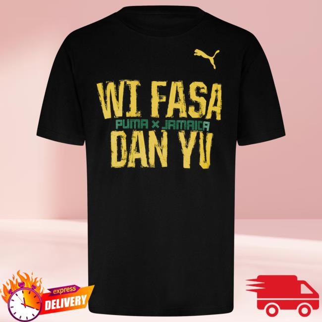 Wi Fasa Dan Yu T Shirt Puma X Jamaica