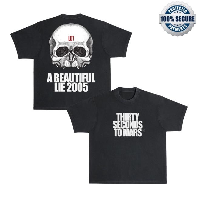 TSTFM A Beautiful Lie 2005 New Tee Thirty Seconds To Mars Store Merch