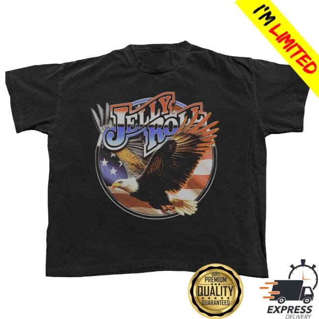 Official Jelly Roll 4Th Of July Eagle Tshirt