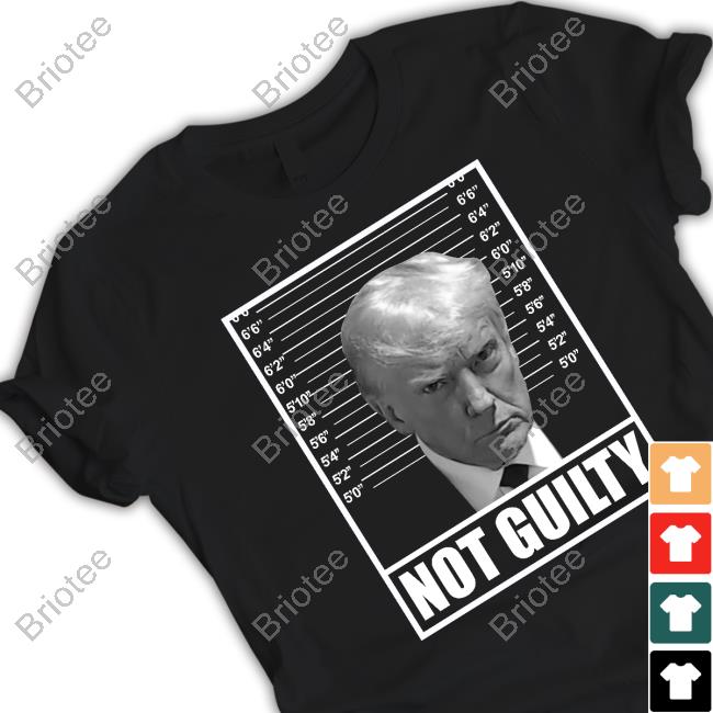 Official Hodgetwins Merch Trump Mugshot Not Guilty Shirt Official Hodgetwins Merch Trump Mugshot Not Guilty Tee Shirt