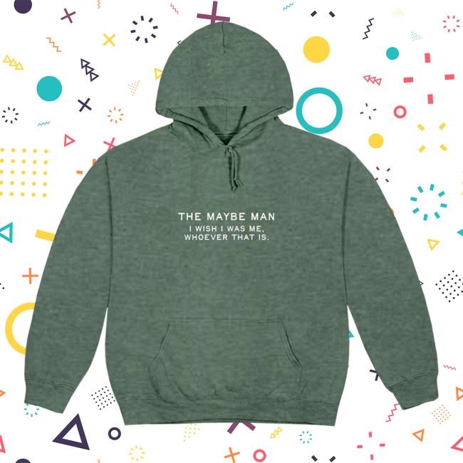 The Maybe Man Pullover Hoodie - Green - AJR Merch Shop | Ajrbrothers Clothing Apparel