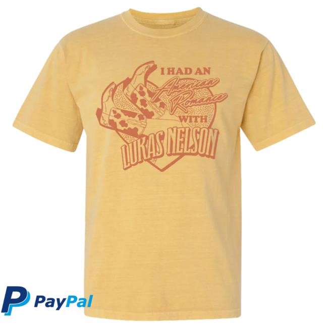 Official Lukas Nelson Merch Store American Romance Boots Top Shirt