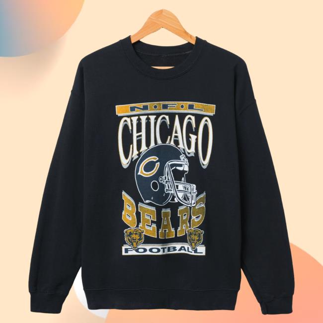 Official Junk Food Apparel Clothing Store Shop Junkfoodclothing Chicago Bears Football Helmet Flea Market Sweater