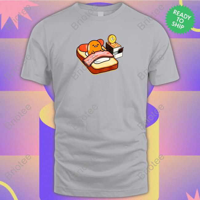Gudetama Breakfast In Bed Limited Edition Tee Shirt