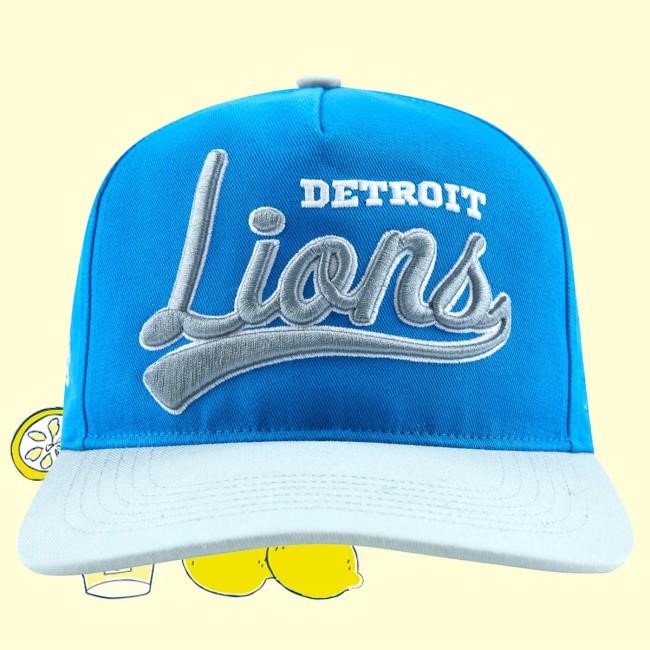 Official Golf Wang Merch Lions Script Snapback Cap by Golf Wang x NFL