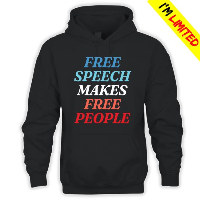 Official Free Speech Makes Free People Hoodie