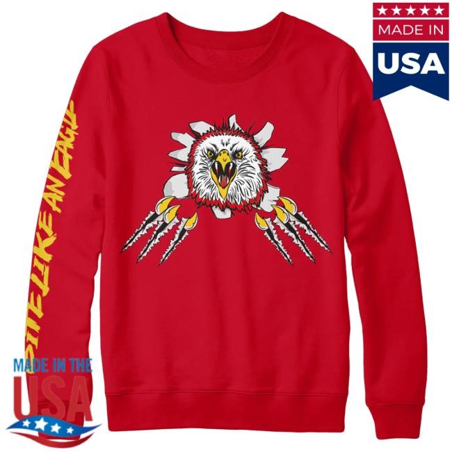 Official Cobra Kai Merch Eagle Fang Rip Red Sweatshirt