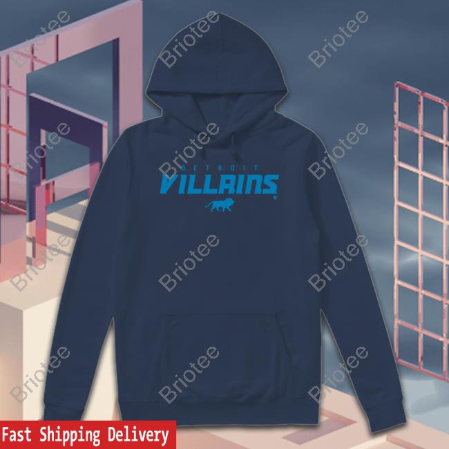 Official Detroit Villains T Shirt