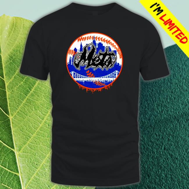 Official New York Mets Deathcore Logo Sweatshirt