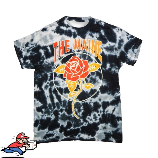 Rose Tie Dye T-Shirt The Maine Merch