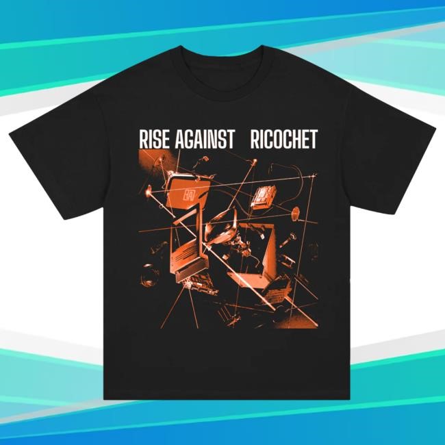 Official Rise Against Ricochet Album Cover Shirts (Black)