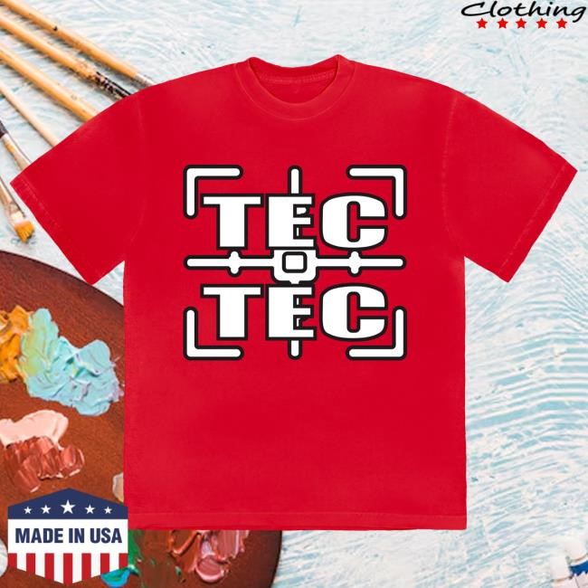 Official Lil Tecca Merch Store Tec Crosshair Hooded Sweatshirt (Blue)