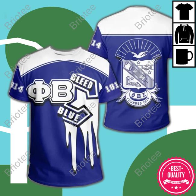 Phi Beta Sigma Bleed Blue 3D T-Shirt