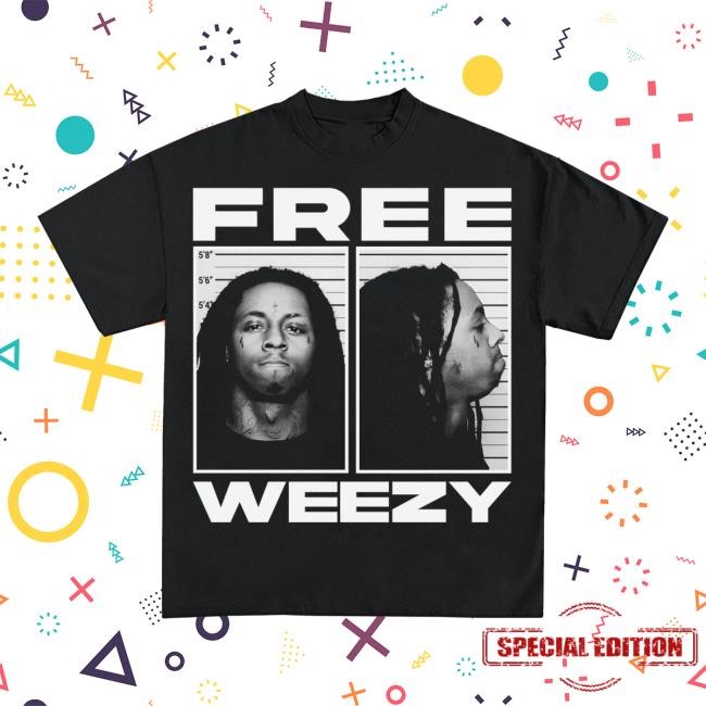 Official Icy Shop Merch Lil Wayne "Free Weezy" T-Shirt