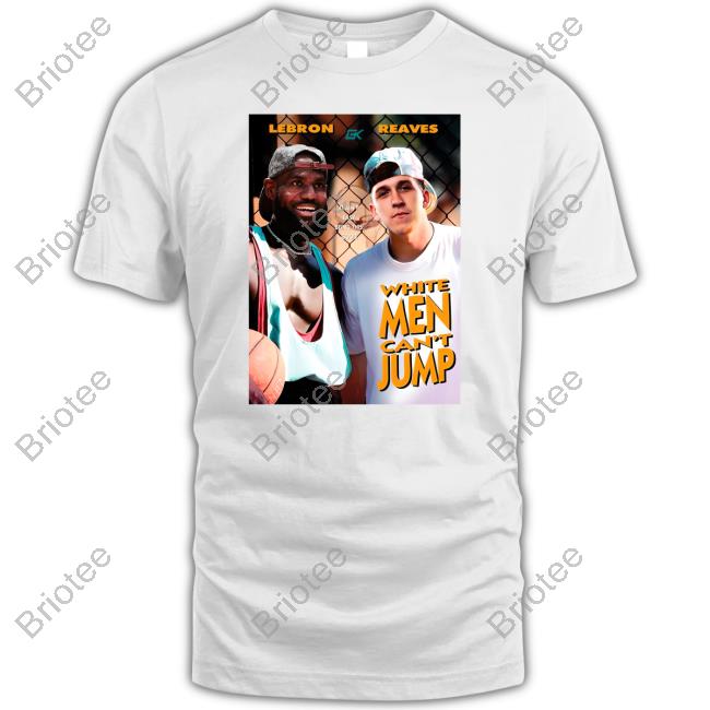 Official Goldenknightgfx Merch White Men Can't Jump Bron Reaves Tee