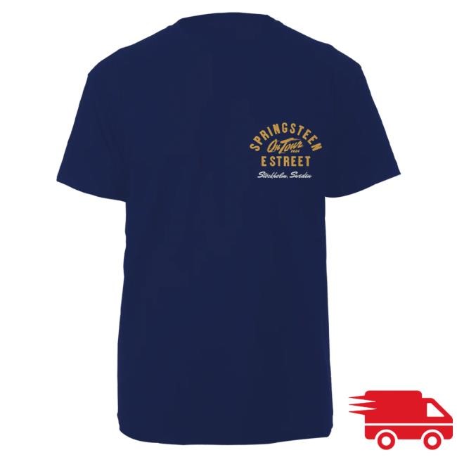 Officia Bruce Springsteen Merch Store Springsteen & The E-Street Band Stockholm 2024 Limited Edition Tour Attractive Shirt