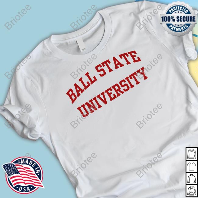 David Letterman Ball State University Shirt Caribbean