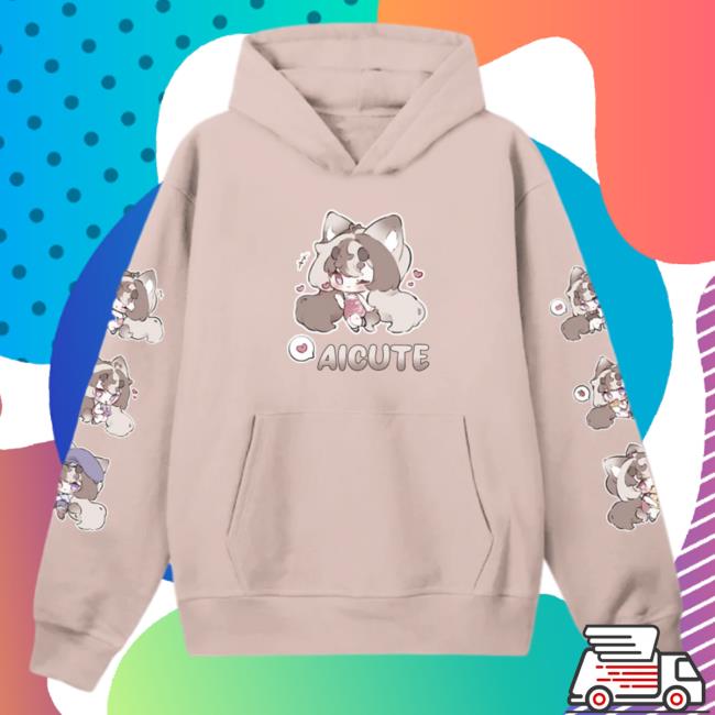 Official UwuMarket Aicute x UwU Collab Aicute Dragonfox Crewneck(Pink)