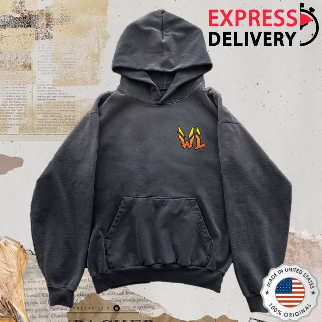 Official Warren Lotas Merch Store Orange Robot Hoodie - Vintage Black Hood