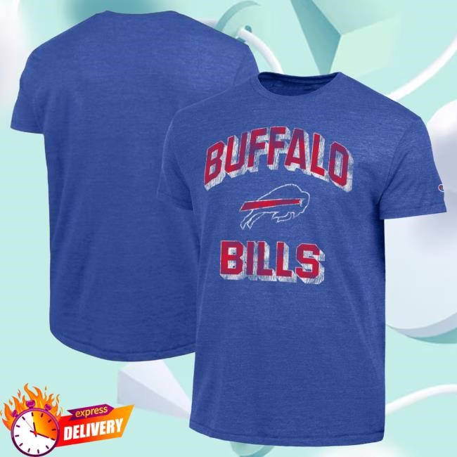 Graphic Buffalo Bills Champion Royal Shirt Fanatics Everyday Buffalo Bills Tri-Blend Tee at Fanatics