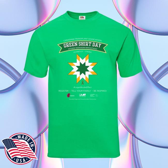 Canadian Transplant Association Green Day Otsskoi Sookasim Miiksistikoo Humboldt Strong Attractive Shirt