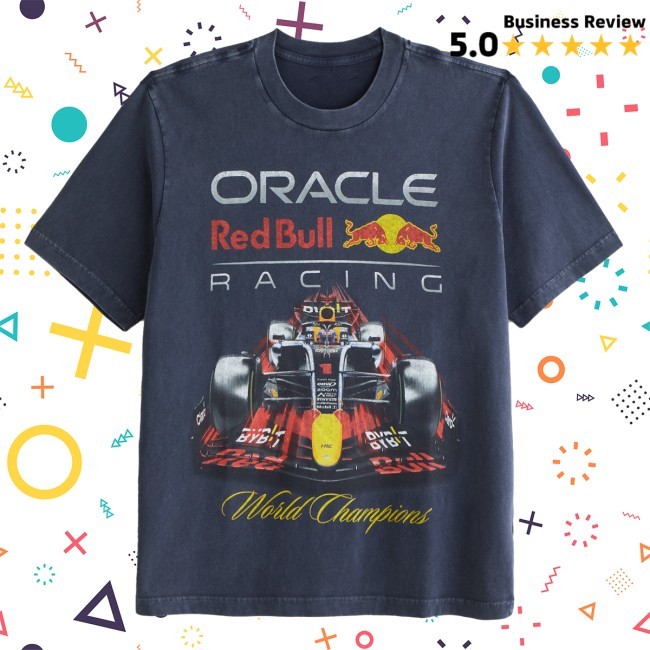 Official Oracle Red Bull Racing Vintage-Inspired Graphic T Shirt