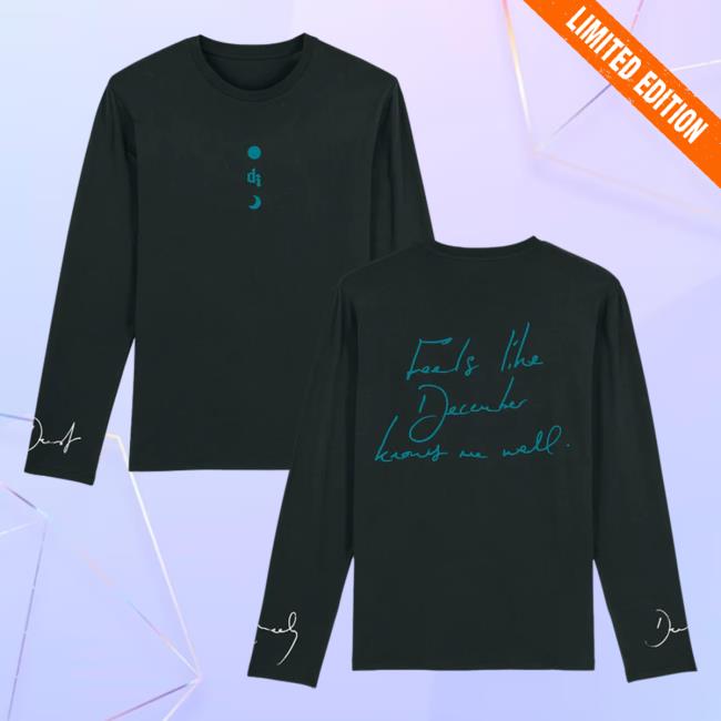 Official Interscope Records DermotKennedy Merch Clothing Store Dermot Kennedy Moments Passed Black Long Sleeve New Shirt